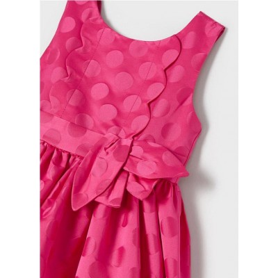 Vestido jacquard topos 2