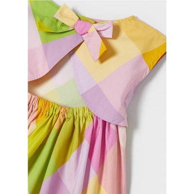 Vestido maxi cuadro 2