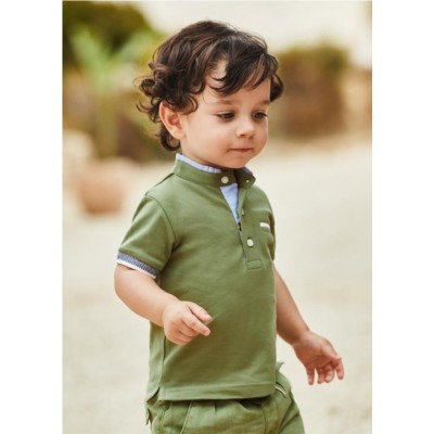 Polo m-c cuello mao
