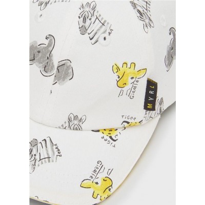 Visera estampada BLANCO ROTO 2