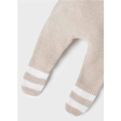 Conj. polaina tricot TAUPE 2