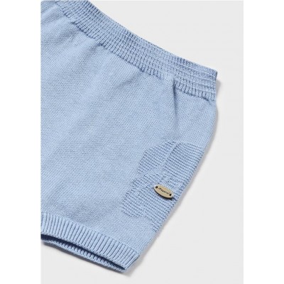 CONJ. PANT. CORTO TRICOT BLUS 2